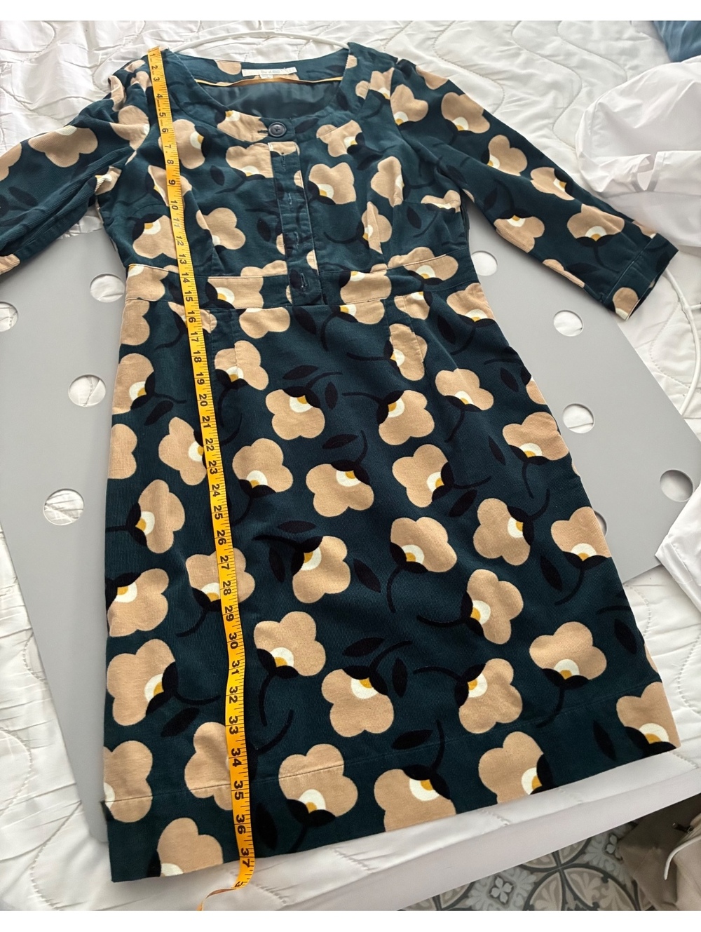 Boden Placket Cord Dress - Picture 3 of 6